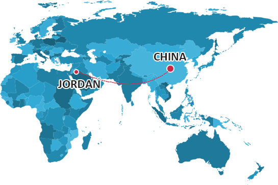 Shipping From China to Jordan