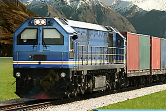 FBA International Rail Freight Rail Cargo Services China To EU Middle East