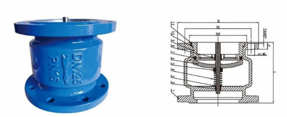 HC41X Silencing Check Valve DN300 For Water Supply And Drainage Pipe